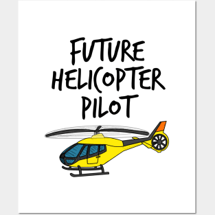 Future Helicopter Pilot Doodle Posters and Art